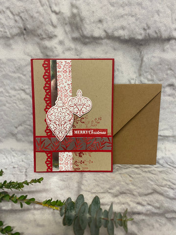 Christmas Card - Red Ornament